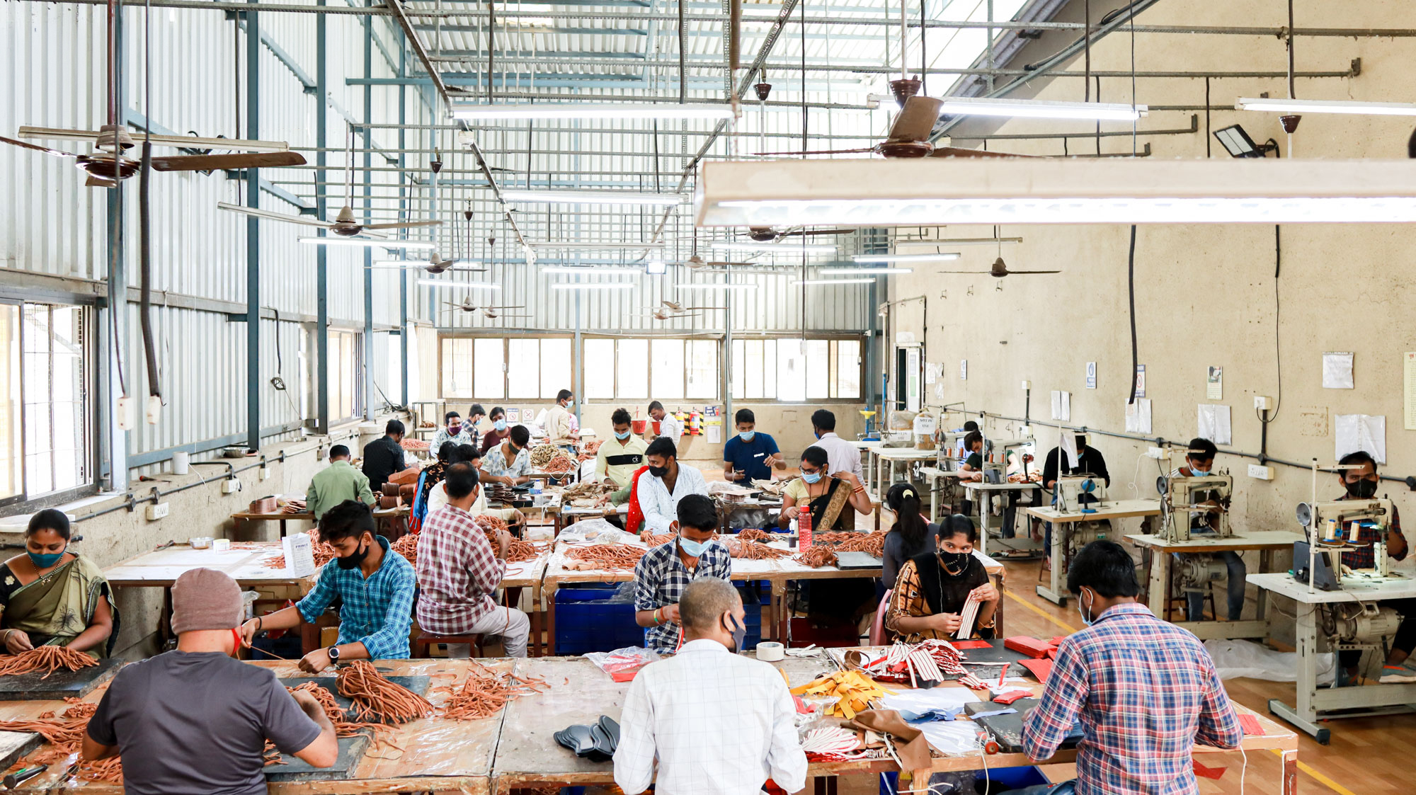 Factory floor overview